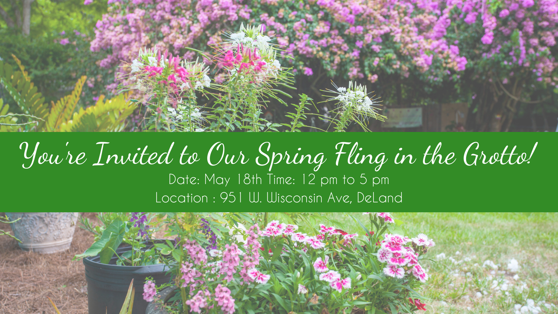 Spring Fling in the Grotto: Plant Sale & Local Vendors