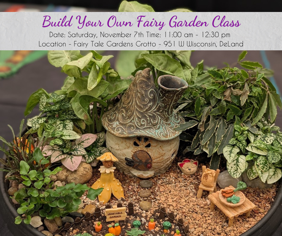 Fairy Garden Class (Facebook Post)